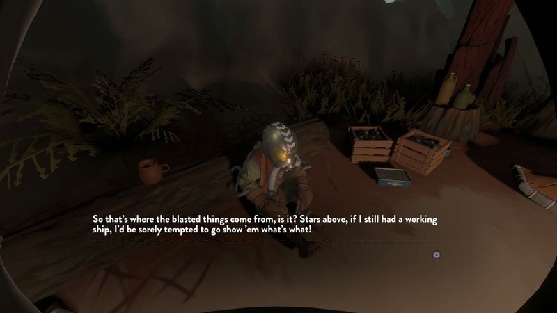 In-game plate for Feldspar: followup 'I found something!' menu