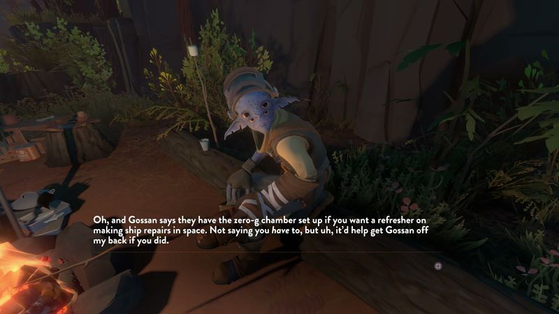 In-game plate for Slate: Initial Conversation