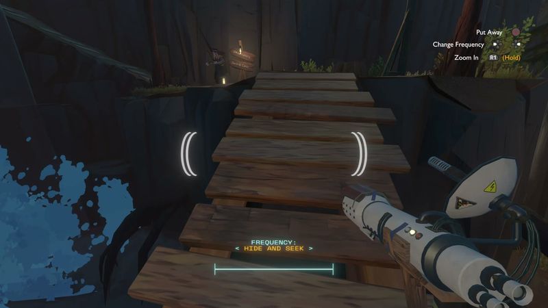In-game plate for Galena: village dialogue