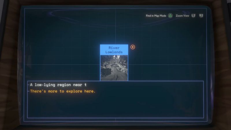 In-game plate for DLC ship log: River Lowlands