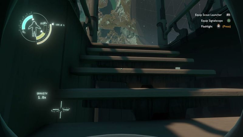 In-game plate for DLC ship log: Abandoned Temple