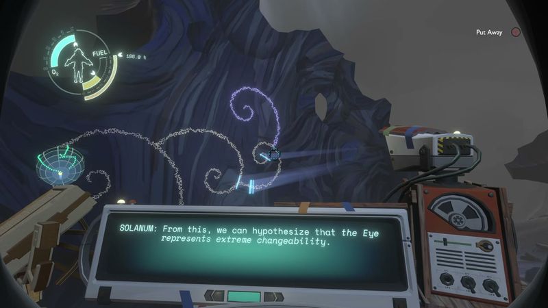 In-game plate for Quantum Moon ending