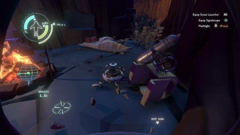 In-game plate for Brittle Hollow: Crossroads + Riebeck's Camp