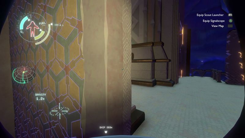 In-game plate for Brittle Hollow: Black Hole Forge