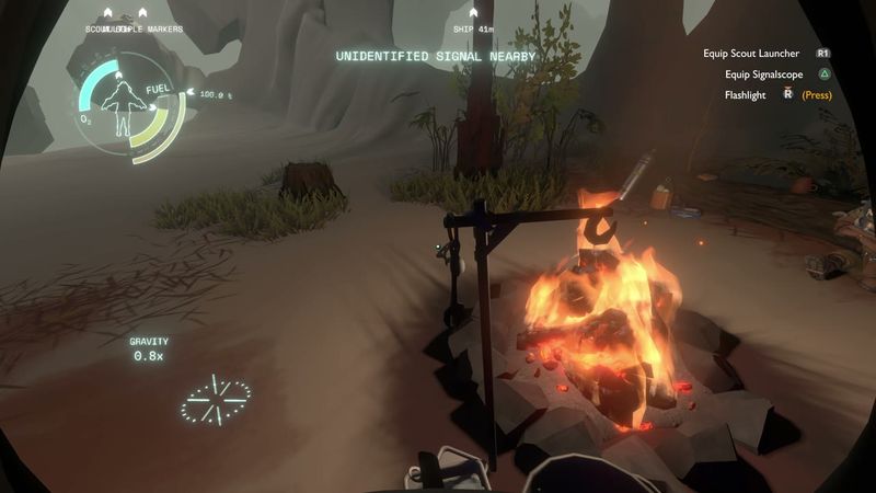 In-game plate for Dark Bramble: Feldspar's Camp
