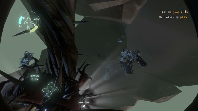 In-game plate for Dark Bramble: Escape Pod 3