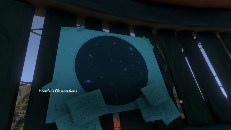 In-game plate for Timber Hearth: Hornfels' Observatory Notes parts 1 and 2