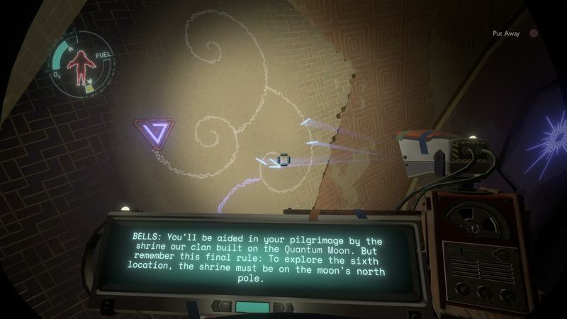 In-game plate for Brittle Hollow Tower of Quantum Knowledge: Solanum's mentor rule