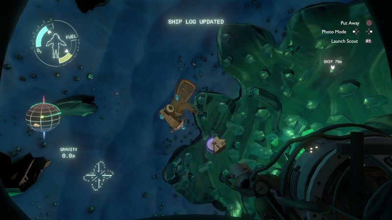 In-game plate for Interloper: Ruptured Core recording