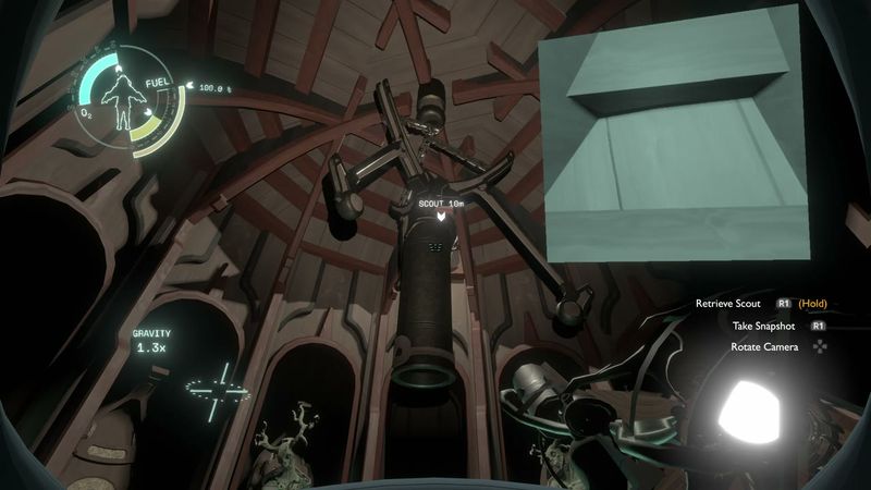 In-game plate for DLC: alarm-bell interactions and artifact instructions