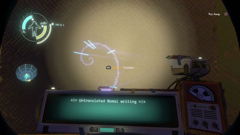 In-game plate for Attlerock: Eye signal tests