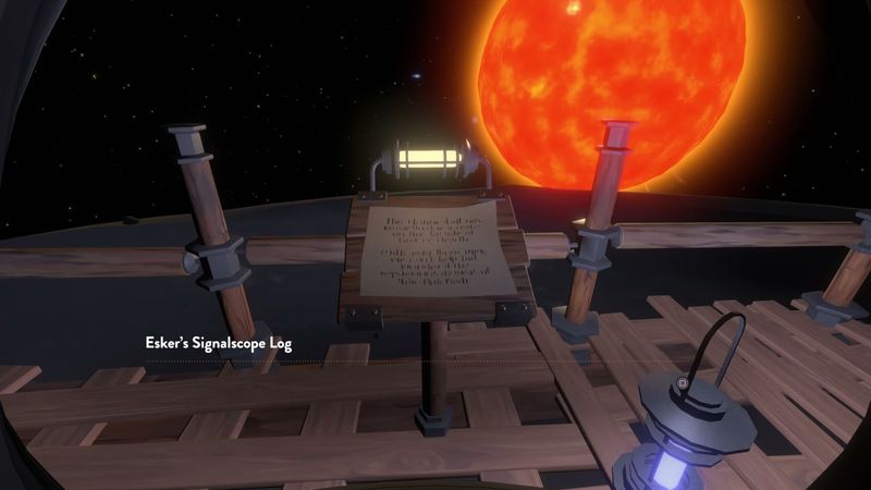 In-game plate for Attlerock: Esker's Signalscope Log — all 7 entries
