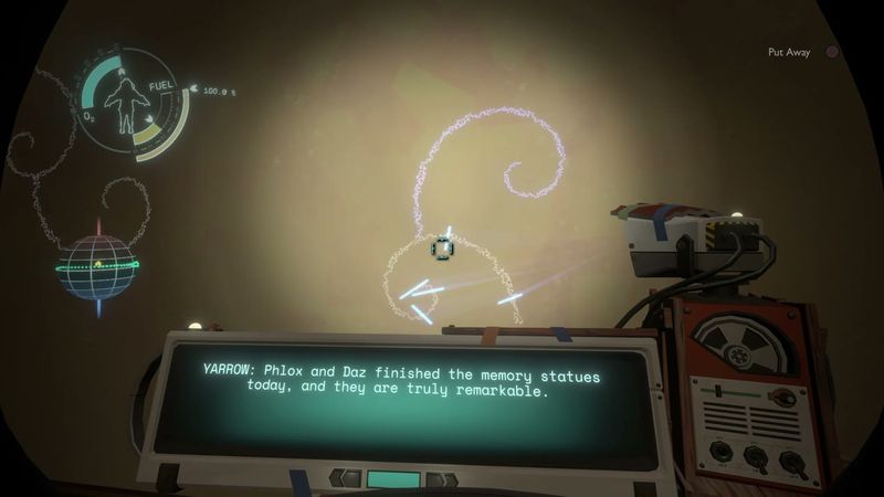 In-game plate for Ash Twin Project: Memory statues finished wall