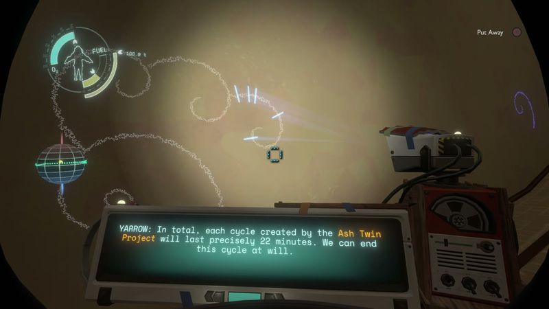 In-game plate for Ash Twin Project: Sun Station failed wall