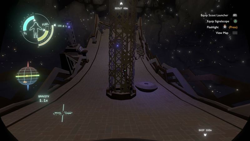 In-game plate for Ash Twin Project: Brittle Hollow projection stone