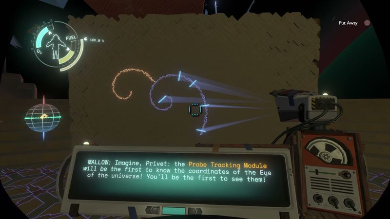 In-game plate for Ash Twin Project: Probe Tracking Module projection stone