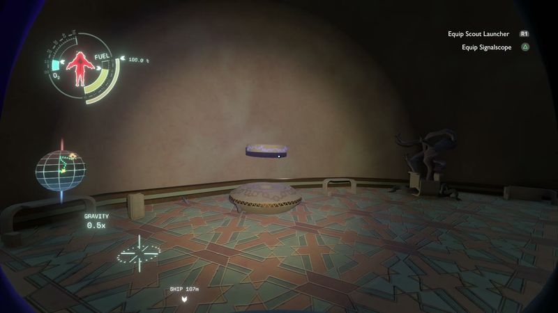 In-game plate for Ash Twin: Sun Station Tower conversation