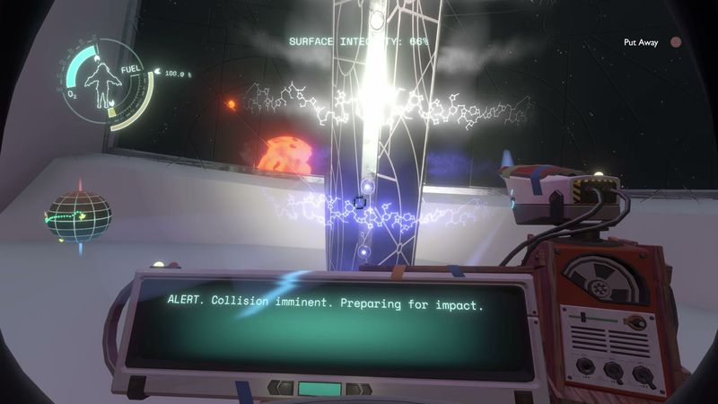 In-game plate for Brittle Hollow: Escape Pod 1 flightlog + recording