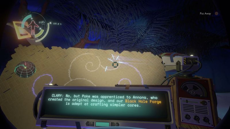 In-game plate for Brittle Hollow Black Hole Forge: Advanced warp core