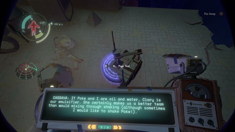 In-game plate for Brittle Hollow Eye Shrine District: Cassava recording
