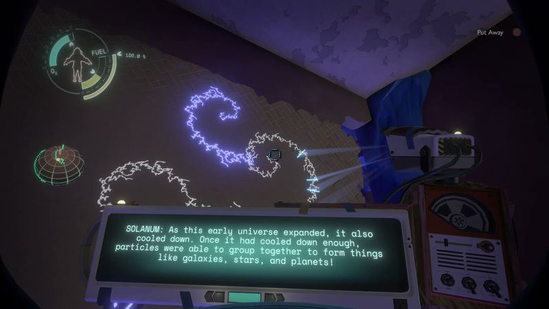 In-game plate for Brittle Hollow School District: Solanum's 'Formation Of This Universe'