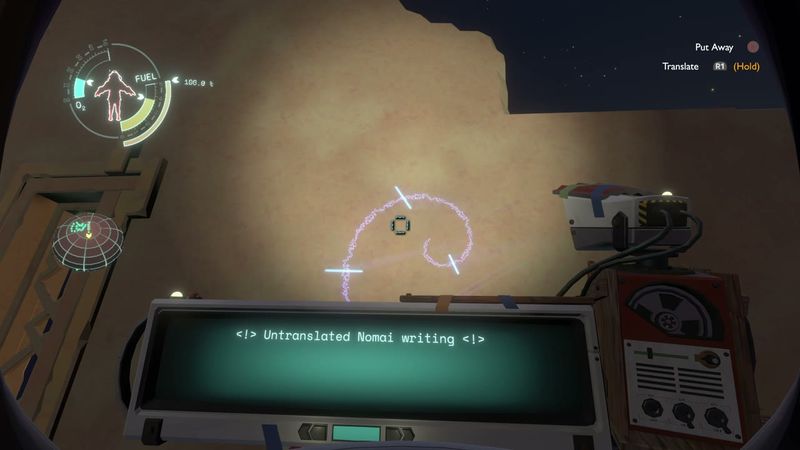 In-game plate for Brittle Hollow Northern Glacier: Quantum Moon observations