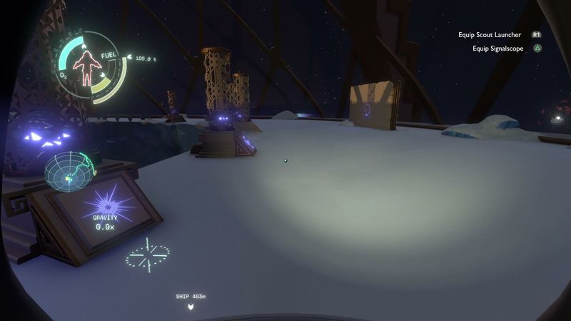 In-game plate for Brittle Hollow Southern Observatory: Knowledge of the Eye