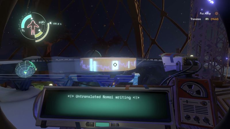 In-game plate for Brittle Hollow Southern Observatory: Eye orbit computer error