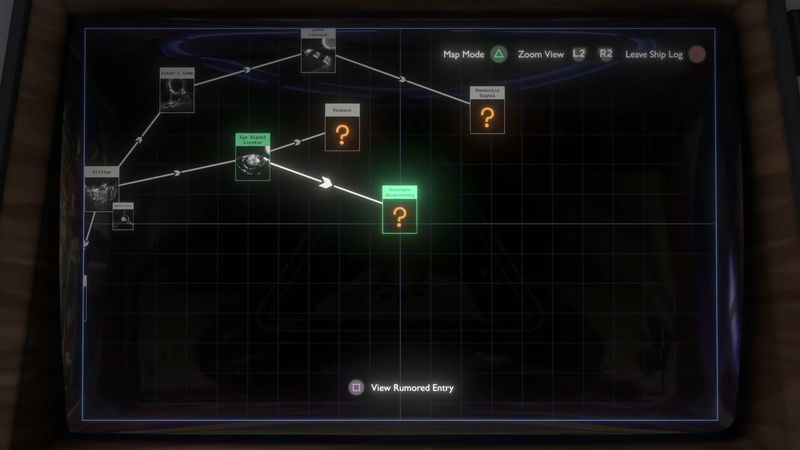 In-game plate for Brittle Hollow Southern Observatory: Riebeck's exterior recording