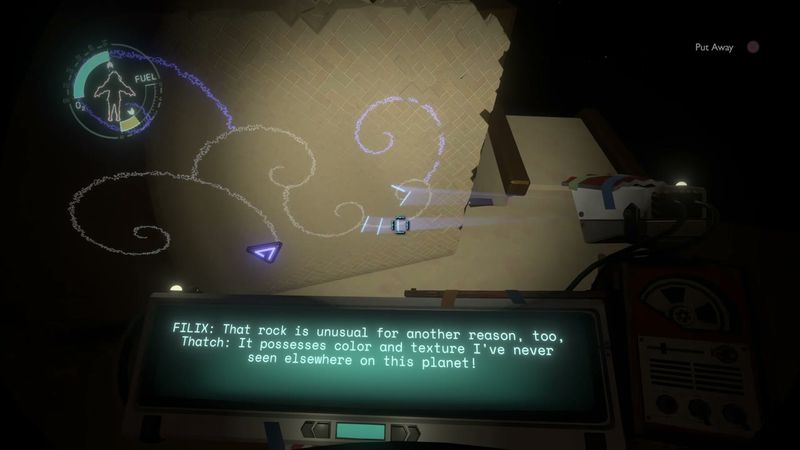 In-game plate for Brittle Hollow Tower of Quantum Knowledge: Grove observations