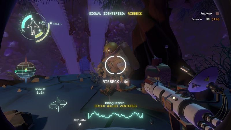 In-game plate for Signal: Riebeck (banjo) — Outer Wilds Ventures