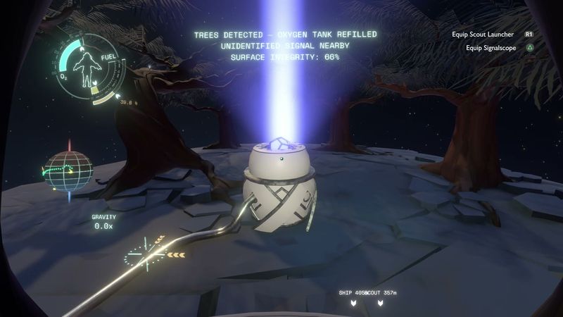 In-game plate for Signal: Escape Pod 1 distress beacon — Distress Signal