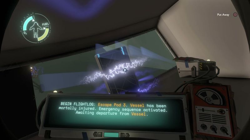 In-game plate for Signal: Escape Pod 3 distress beacon — Distress Signal