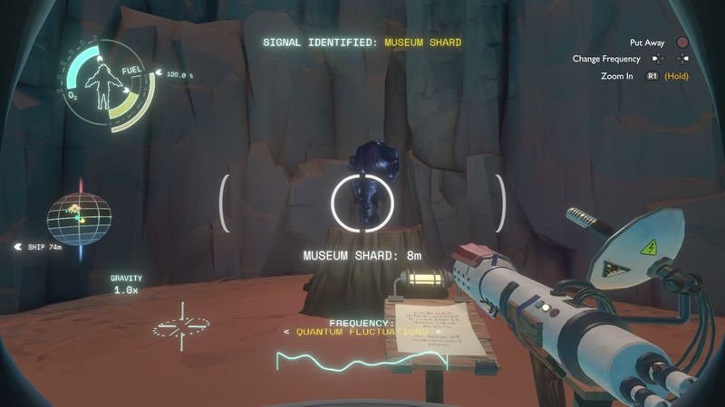 In-game plate for Signal: Museum Shard — Quantum Fluctuations