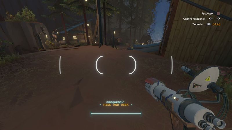 In-game plate for Signal: Hide and Seek — temporary tutorial frequency