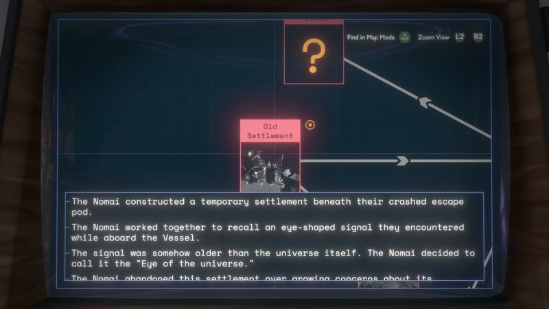 In-game plate for Brittle Hollow: Escape Pod 1