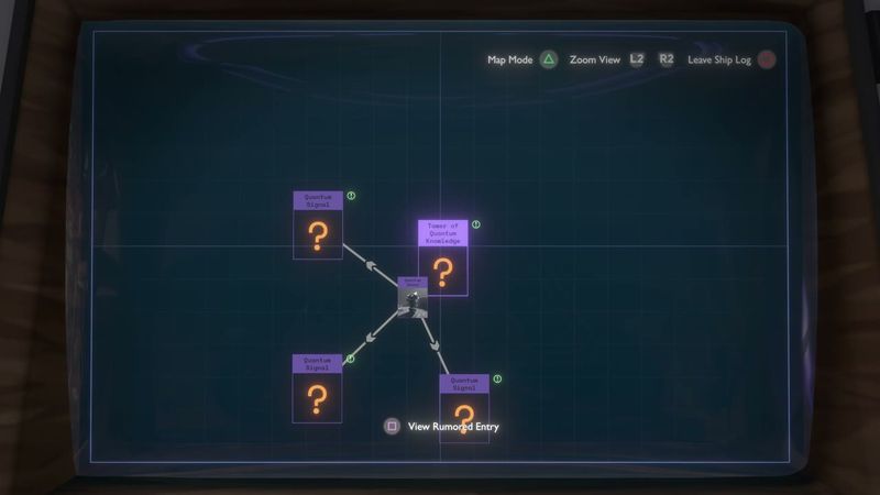In-game plate for Brittle Hollow: Tower of Quantum Knowledge