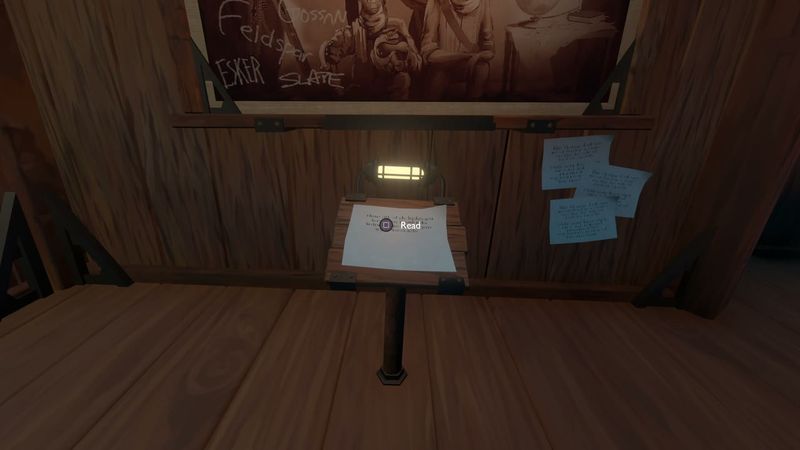 In-game plate for Museum placard: founding members (founders painting)
