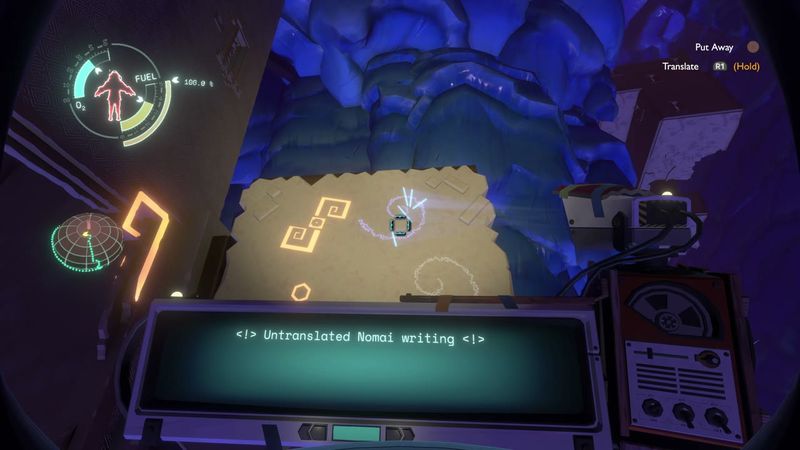 In-game plate for Hanging City district sign: Black Hole Forge District