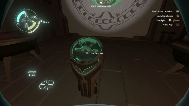 In-game plate for Slide reel: Abandoned Temple — incineration reel