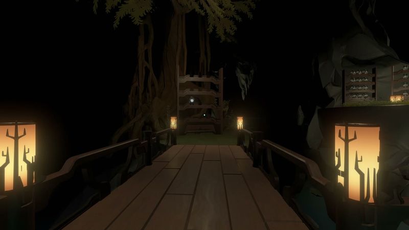 In-game plate for Slide reel: Shrouded Woodlands archive — bug report reel (raft jump)